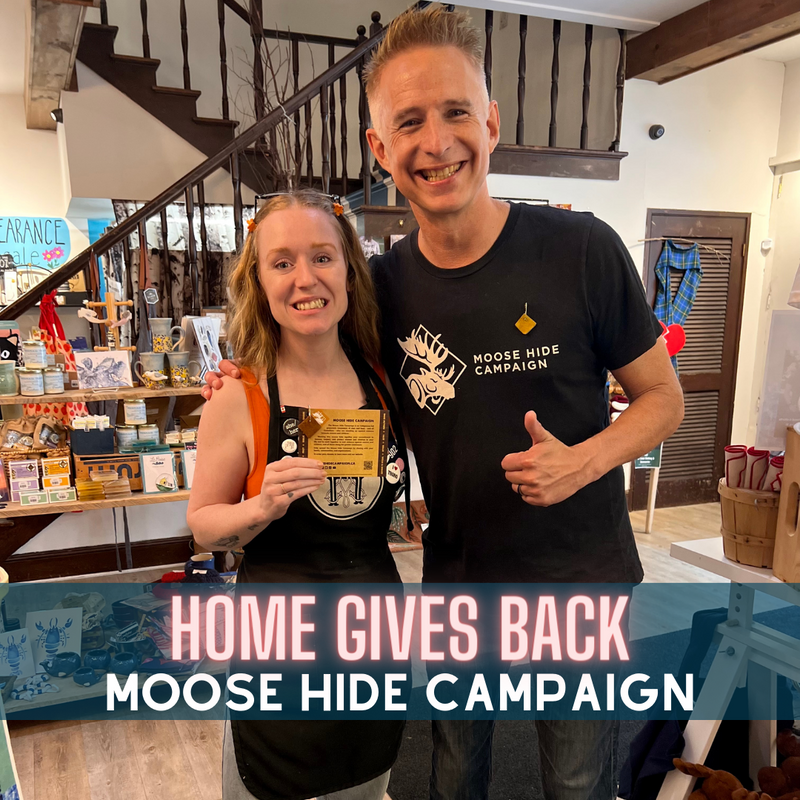 HOME Gives Back - Moosehide Pins