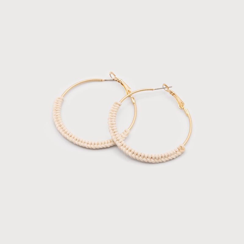Rope Knotted Hoops