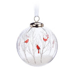 Cardinal Trees Ball Ornament