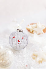 Cardinal Trees Ball Ornament