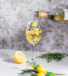 Sorrento Lemons Wine Glass
