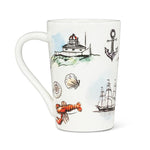 Lighthouse & Coastal Icons Mug