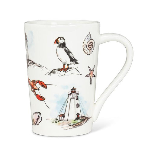 Lighthouse & Coastal Icons Mug