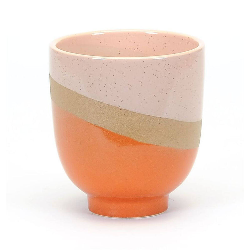 Pink/Orange Sandstone Plant Pot