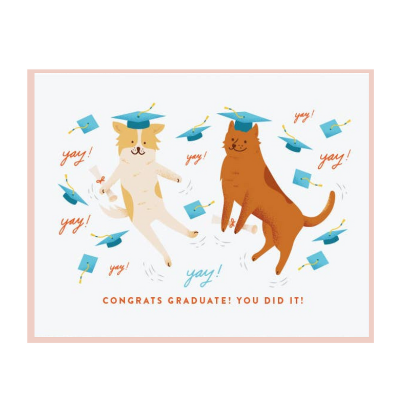 Yay Dogs! Graduation Card