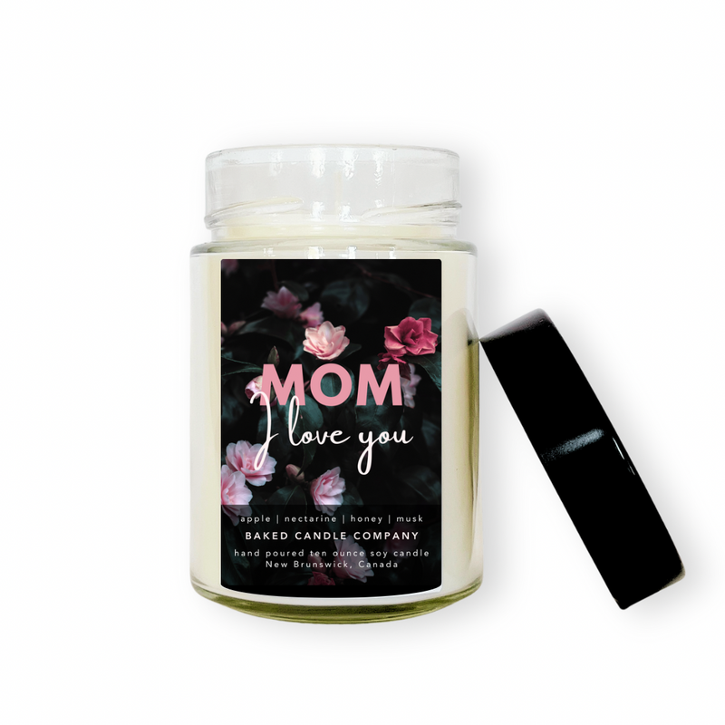 "Mom I Love You" Candle by Baked Candle Co.