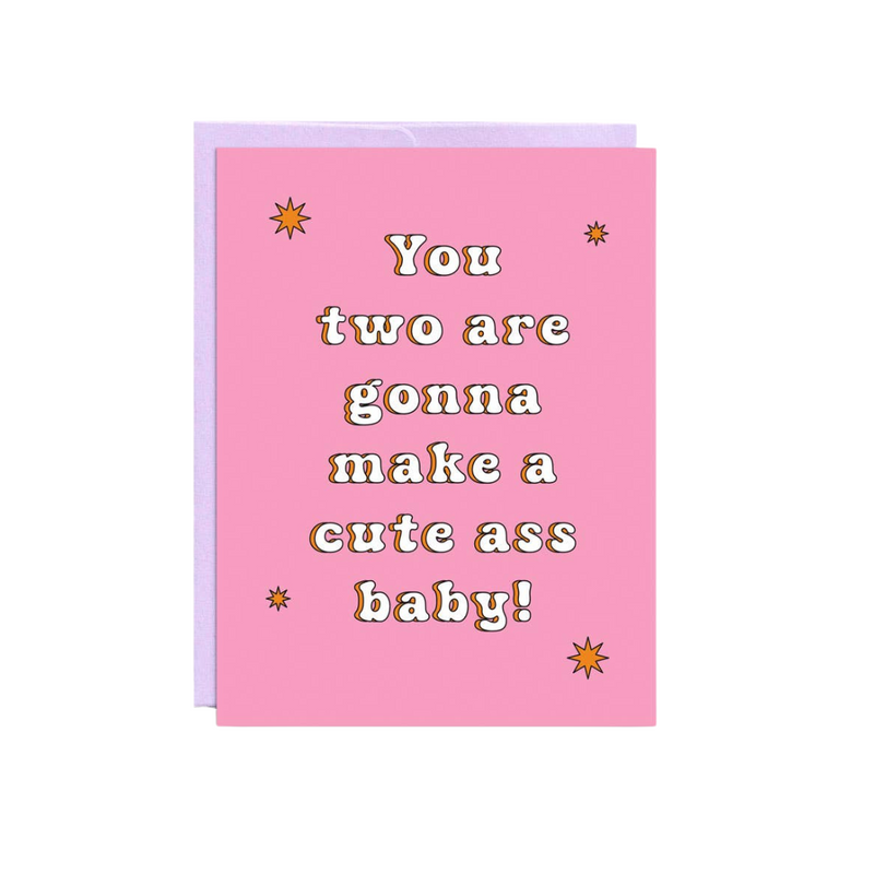 Cute Ass Baby | Baby Card