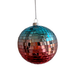 Ombre Mirror Ball Ornament (Asst. Colours)
