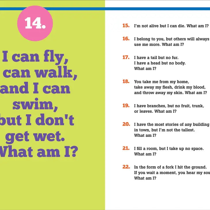 500 Riddles: Brain Teasers For Clever Kids