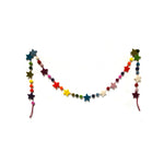 Multicoloured Star Felted Garland