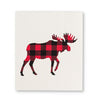 Buffalo Check Moose Swedish Dishcloths (Set of 2)