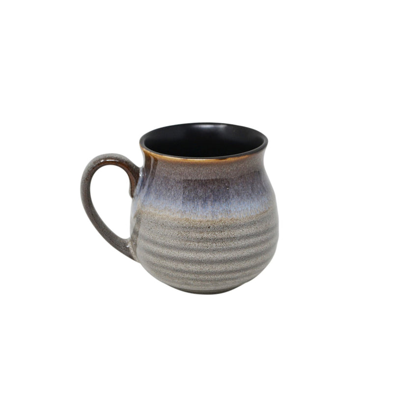 Flared Ceramic Grey Glaze Mug