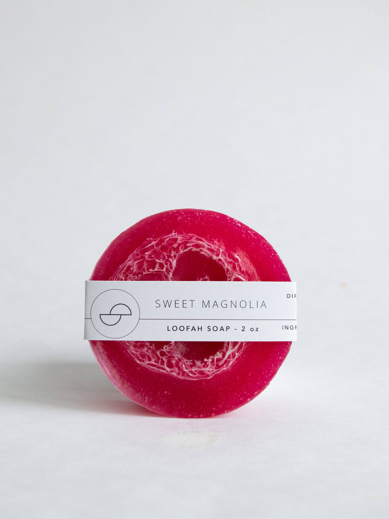 Sweet Magnolia Loofah Soap