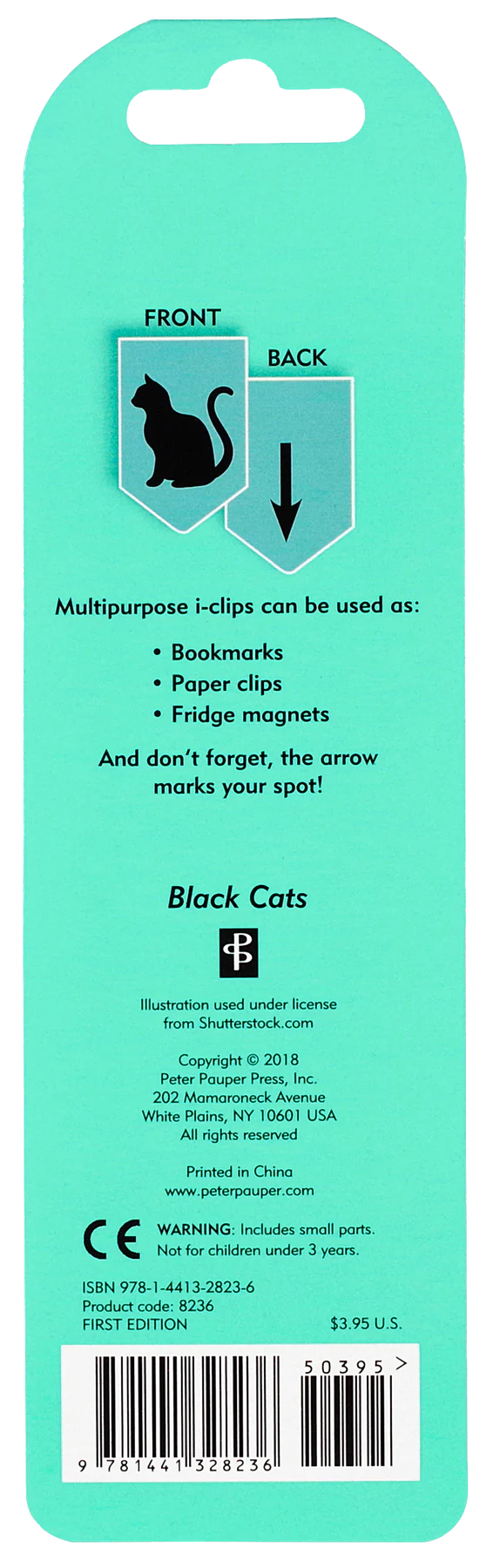 Black Cat IClip Bookmarks