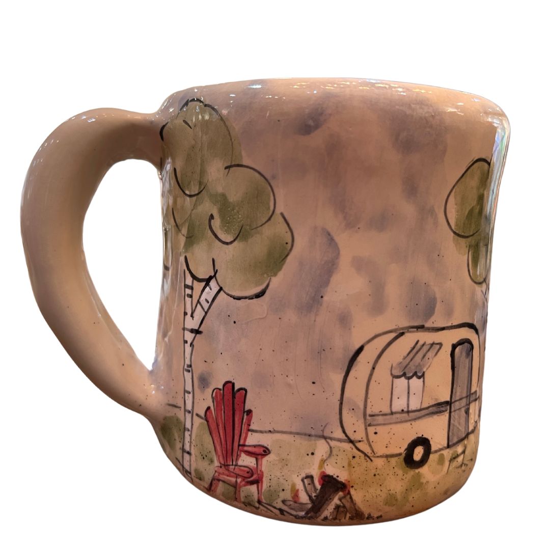 Ceramic Happy Camper Mugs (2 styles) – My HOME Mercantile