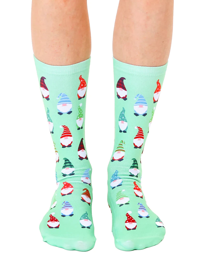 Holiday Gnome Socks