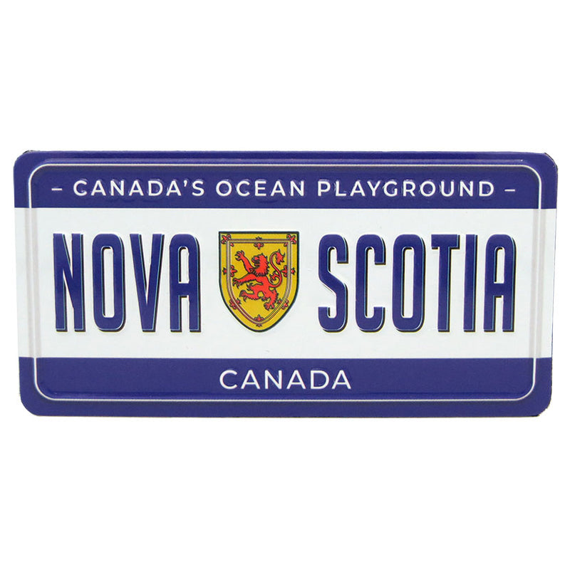 Nova Scotia License Plate Metal Magnet