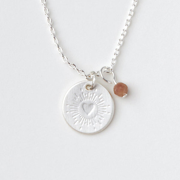 Stone Intention Charm Necklaces (Asst.)