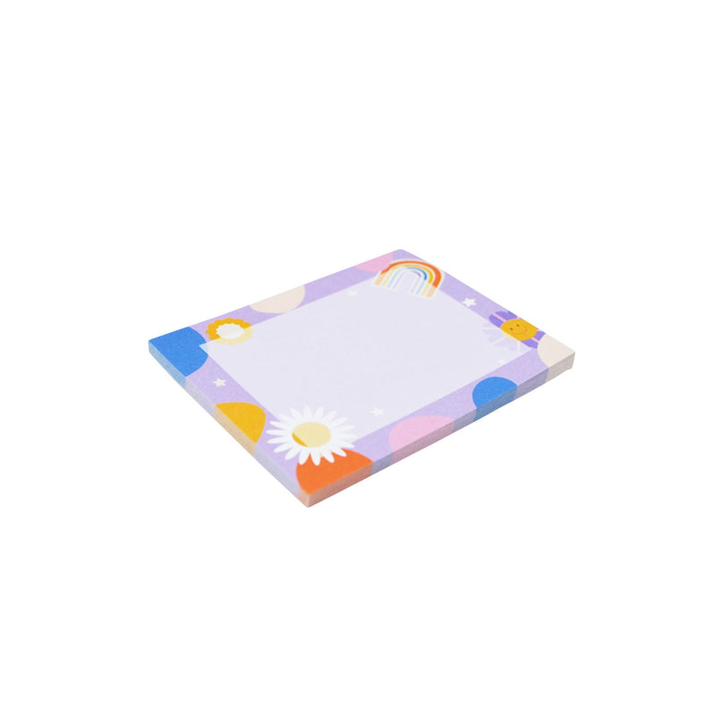 Rainbow Retro Fun Sticky Note Pad
