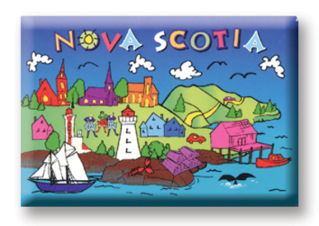 Nova Scotia Landmark Photo Magnet