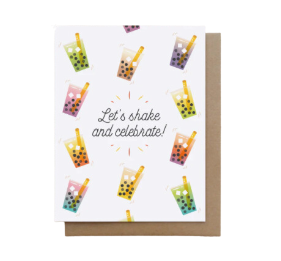 Let's Shake and Celebrate! Birthday Card