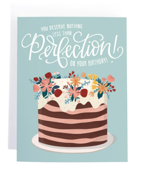 Perfection Birthday Card