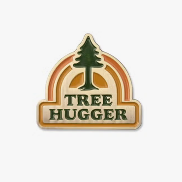 Tree Hugger Enamel pin