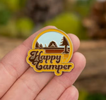 Happy Camper Enamel pin