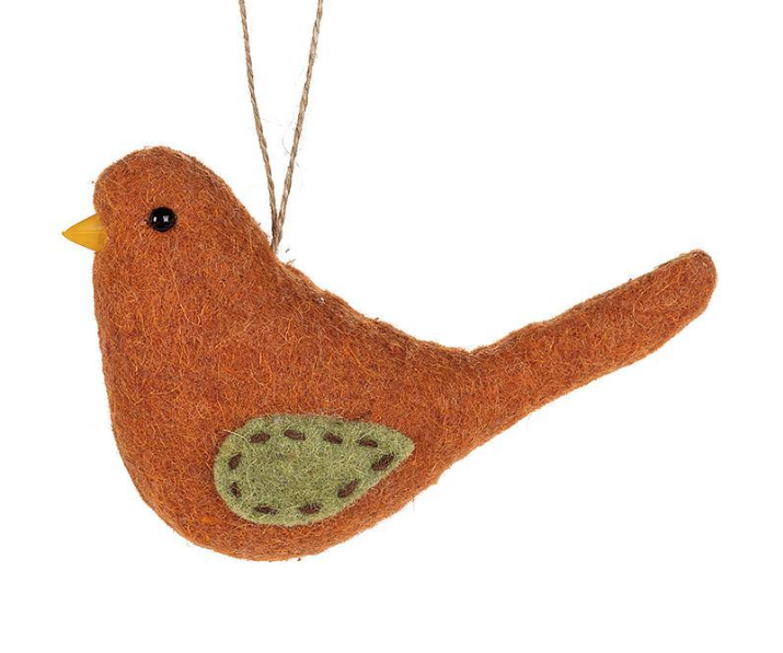 Fall Bird Ornament