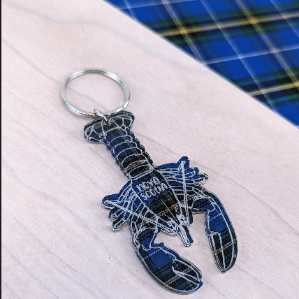 Nova Scotia Acrylic Lobster Keychain