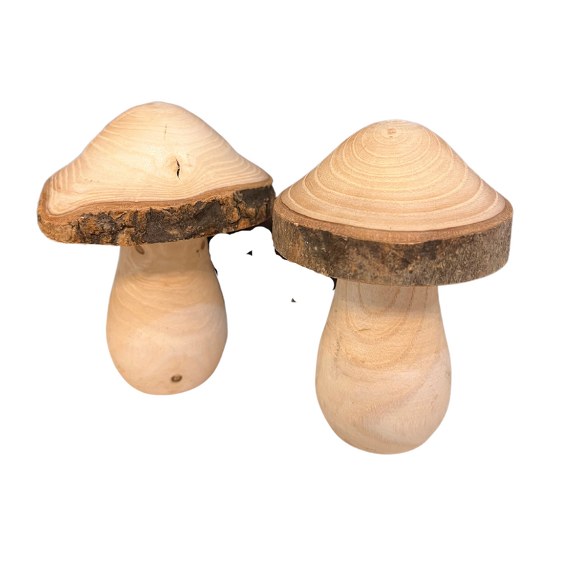 Decorative Wooden Mushroom
