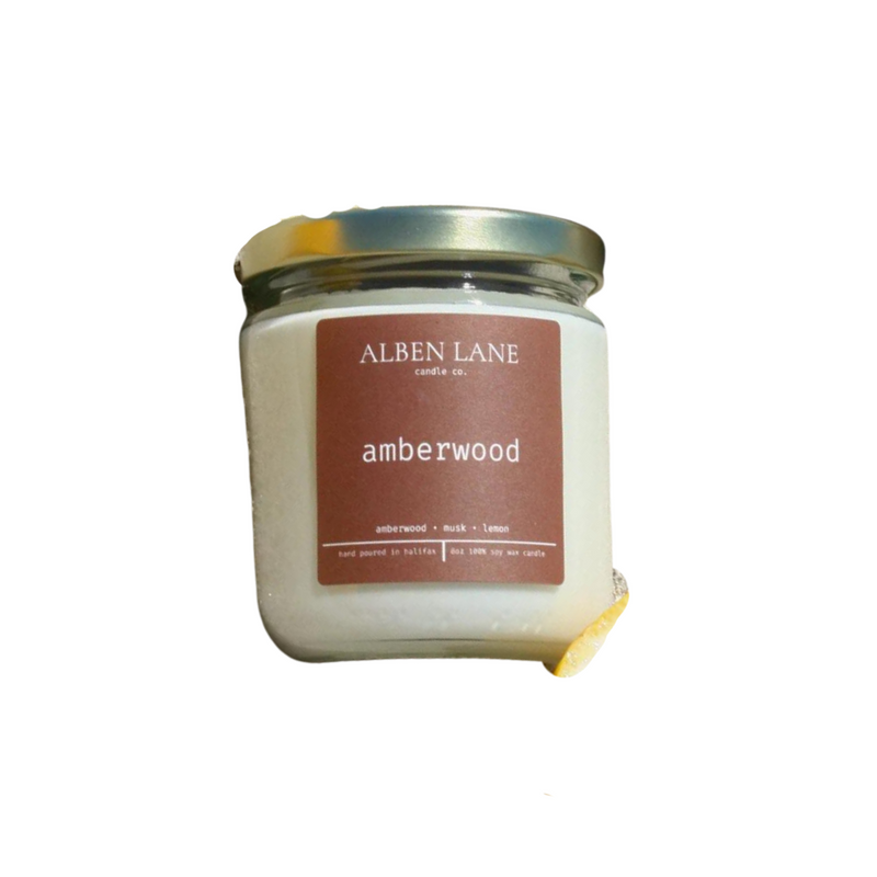 Amberwood Candle by Alben Lane Candle Co.