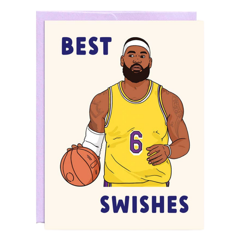 Lebron Best Swishes Card