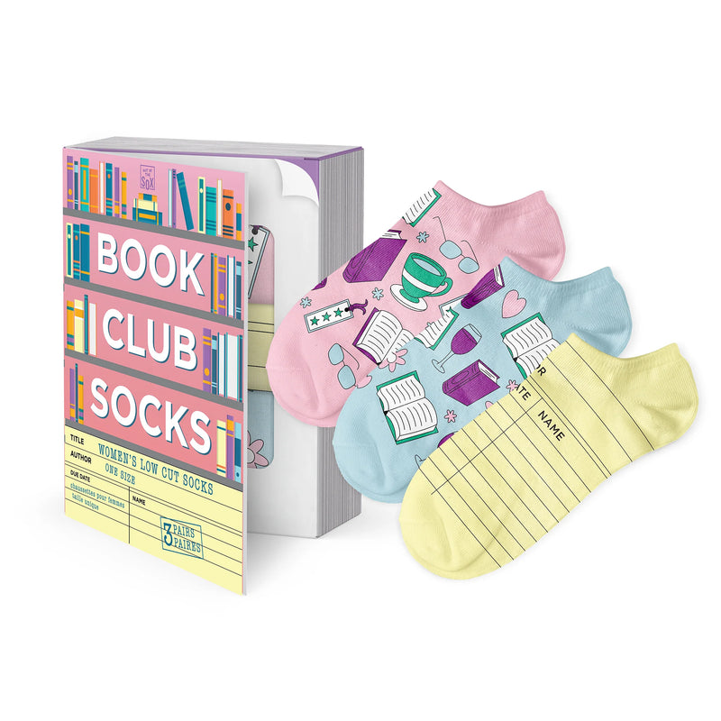 3-Pack Book Club Socks Set