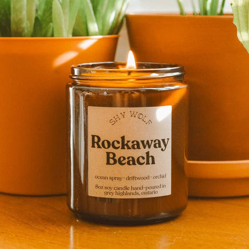 Rockaway Beach Soy Candle - by Shy Wolf - Ramones