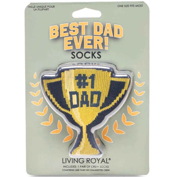 Dad Trophy 3D Crew Socks