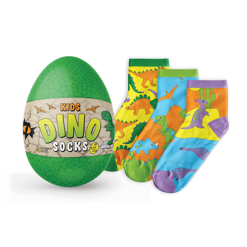 Kids Dino Socks - 3 Set