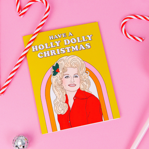 Have a Holly Dolly Christmas | Christmas Card