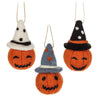 Felted Pumpkin Ornaments (3 Styles)