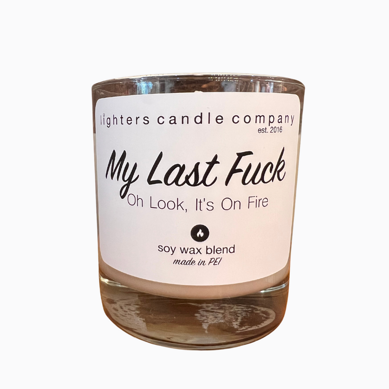 My Last Fuck (Oh Look, It's On Fire) Candle