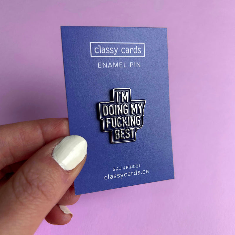 Assorted Enamel Pins by Classy Cards