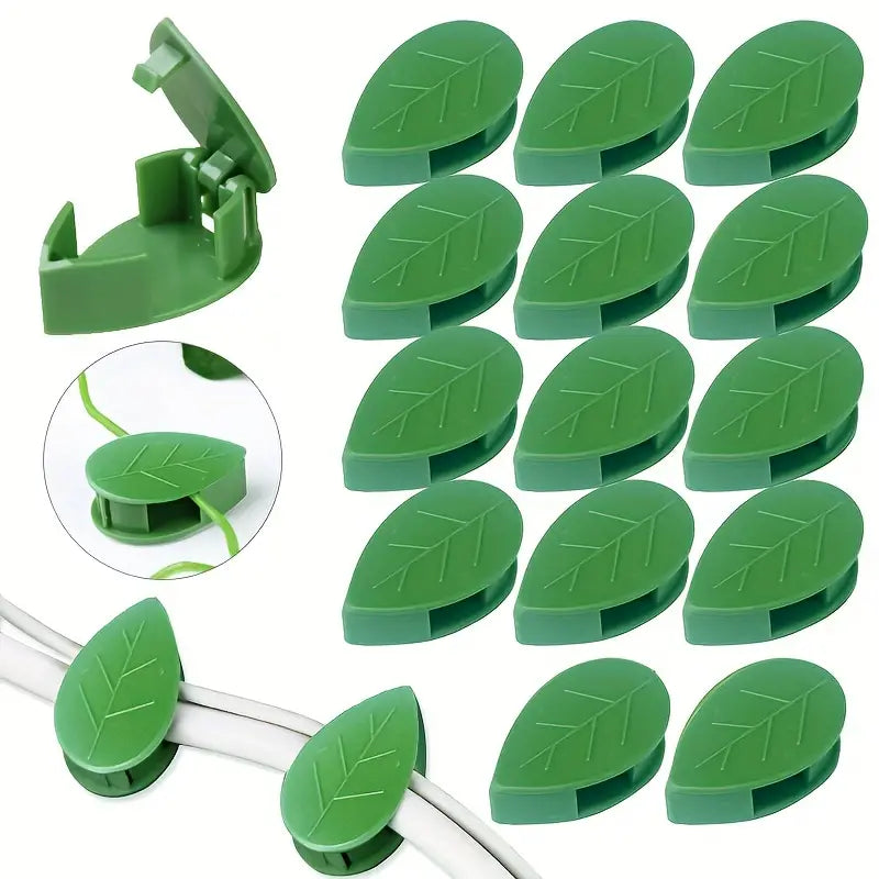 Leaf Shaped Plant Climbing Wall Clips