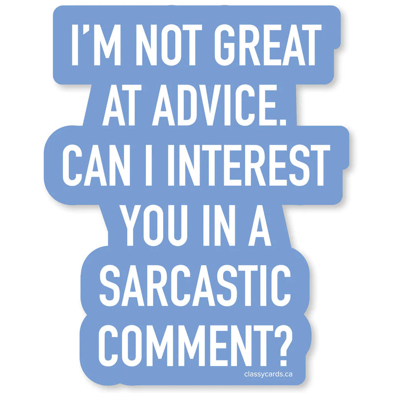 Sarcastic Comment Sticker