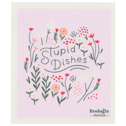 Stupid Dishes Swedish Dishcloth