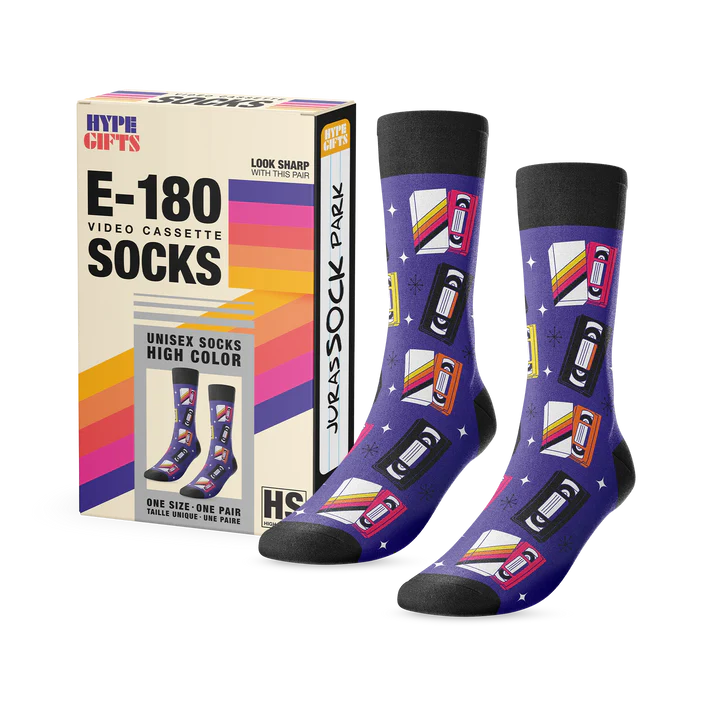 VHS Tape Socks