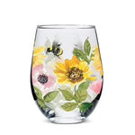 Sunflowers & Bees Wine Glasses (Stem or Stemless)