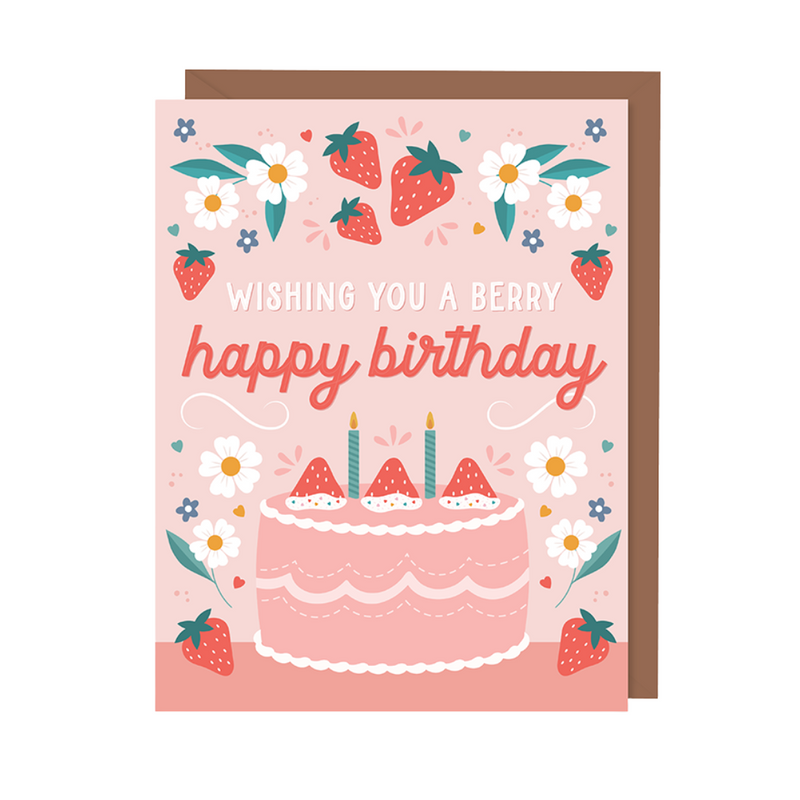 Wishing You a Berry Happy Birthday Card