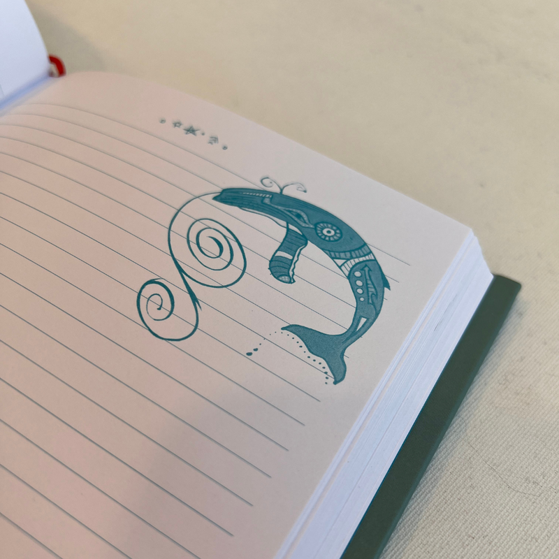 Humpback Whale Journal by Alan Syliboy