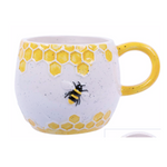 Garden Bee Honeycomb Mug