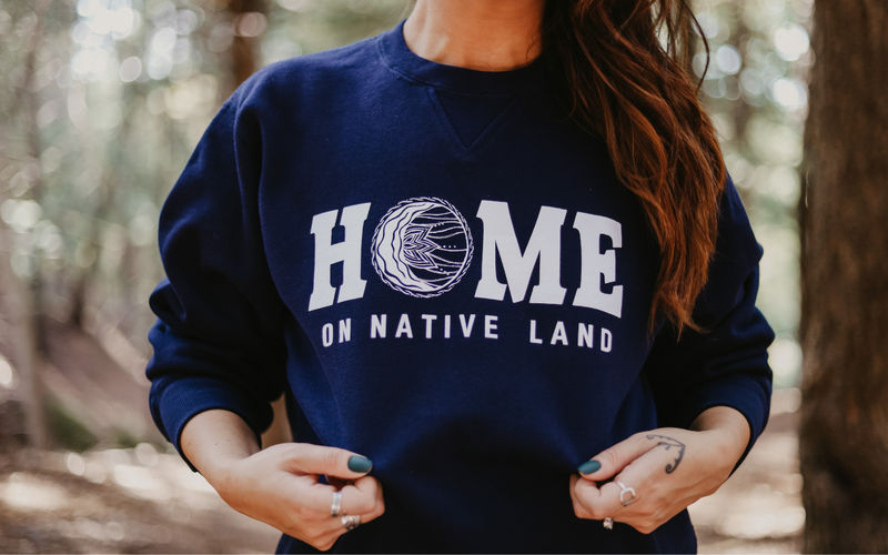 Home on Native Land Crewneck Sweatshirt